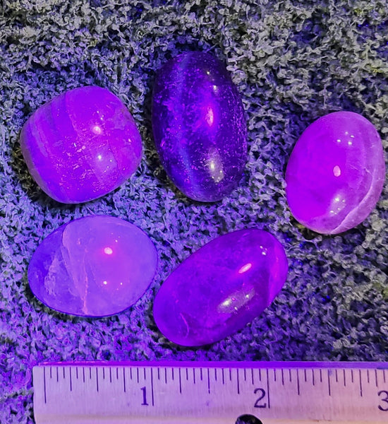 Fluorite (Rainbow) tumbled stone