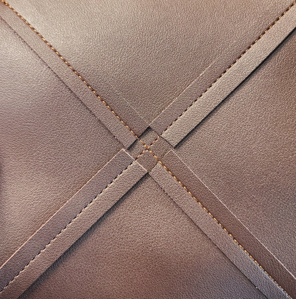 Faux leather plant hanger